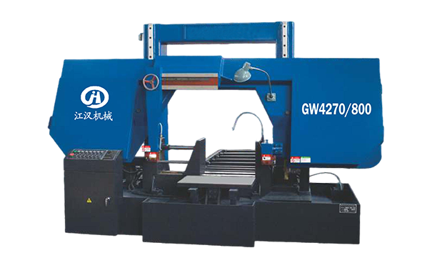 饶平GW4270/800双柱龙门卧式带锯床